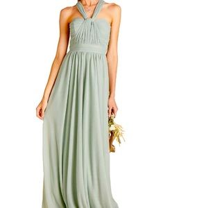 BIRDY GREY Chicky Convertible Neck Tulle Gown